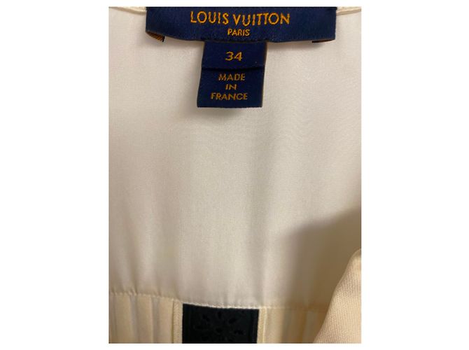 Abito in misto seta con volant a contrasto Louis Vuitton - di Marc Jacobs SS12 - vista 5