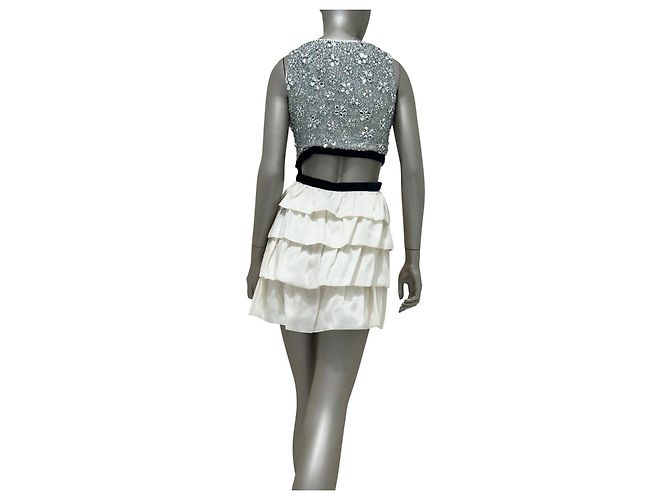 Mini abito da cocktail Azzaro Sequin Bow S/S 2011 Taglia 38 Usato - vista 3