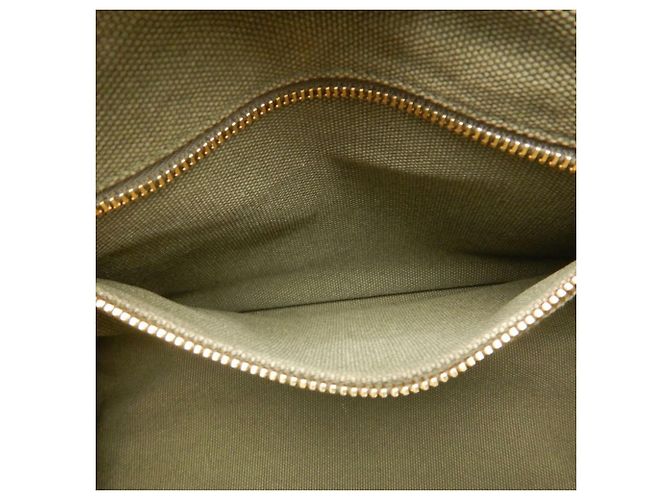 PRADA Canapa Tote PM Bijou B2439O Bolsa Verde Caqui - vista 17