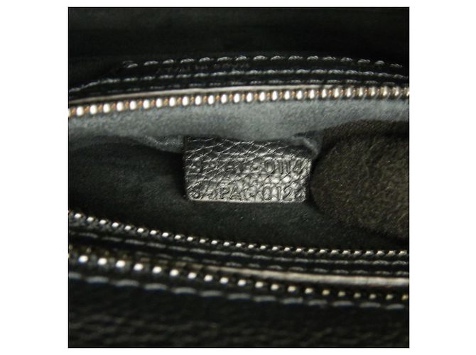 Luggage Céline Celine Leder Tote Bag Schwarz - Ansicht 18