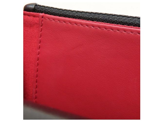 Portafoglio con catena in agnello nero Chanel - vista 10