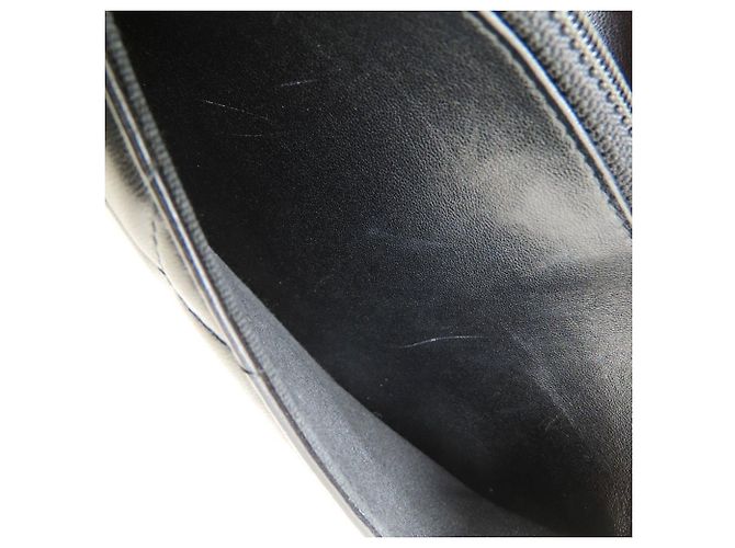 Portafoglio con catena in agnello nero Chanel - vista 18