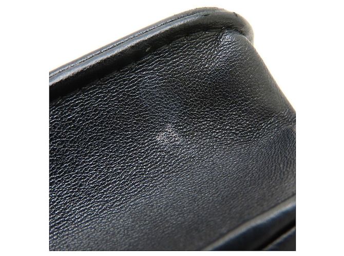 Portafoglio con catena in agnello nero Chanel - vista 19