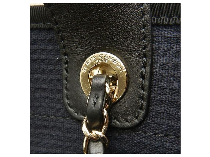 Chanel Deauville MM Tote Bag Schwarz - Ansicht 16