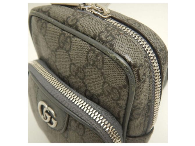 Gucci GG Supreme Sling Bag Brown - view 9