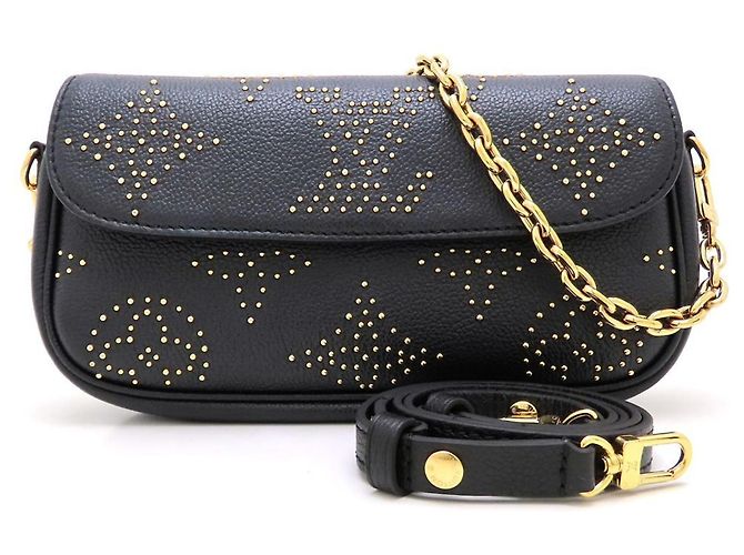 Portafoglio con catena Louis Vuitton Ivy Shoulder Bag Nero - vista 2