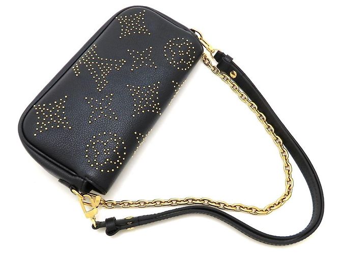 Portafoglio con catena Louis Vuitton Ivy Shoulder Bag Nero - vista 5