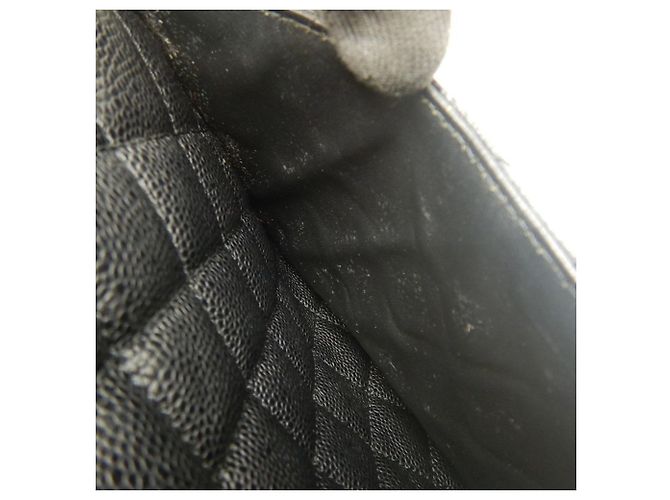 Timeless Borsa Tote Chanel in pelle di vitello martellata nera con catena Nero - vista 17