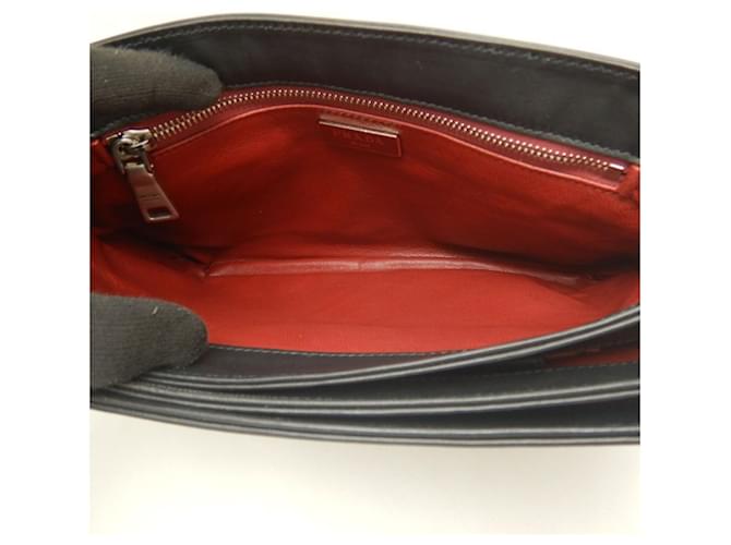 Borsa a tracolla Prada 1BD008 Nero - vista 5