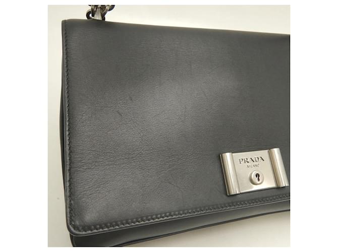 Borsa a tracolla Prada 1BD008 Nero - vista 8