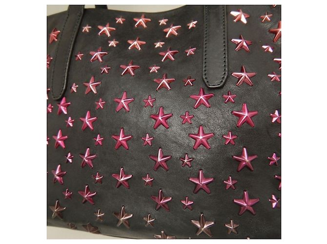 Borsa Jimmy Choo Sasha in pelle rosa - vista 11