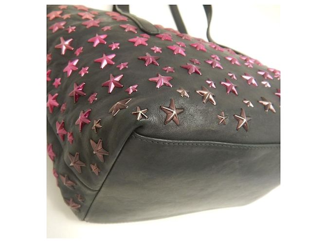 Borsa Jimmy Choo Sasha in pelle rosa - vista 13