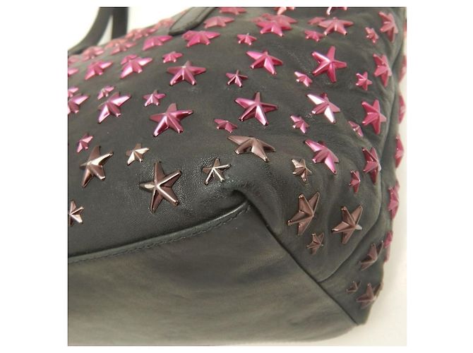 Borsa Jimmy Choo Sasha in pelle rosa - vista 14