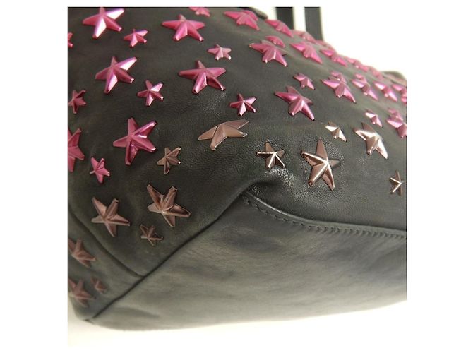 Borsa Jimmy Choo Sasha in pelle rosa - vista 15