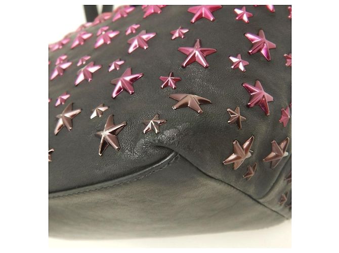 Borsa Jimmy Choo Sasha in pelle rosa - vista 16