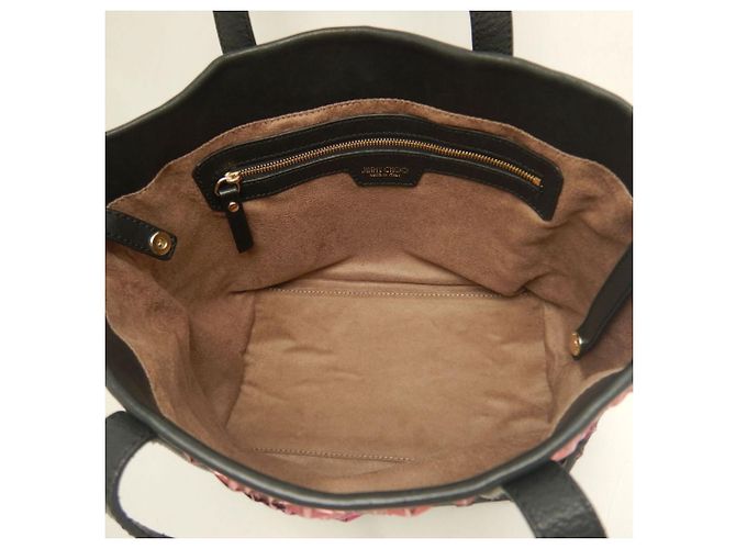 Borsa Jimmy Choo Sasha in pelle rosa - vista 4