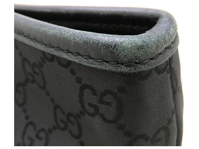 Borsa Tote Gucci in tela GG nera e pelle Nero - vista 18