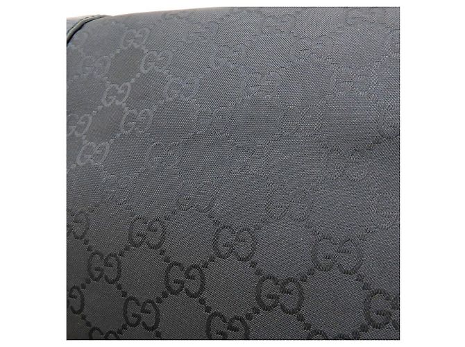 Borsa Tote Gucci in tela GG nera e pelle Nero - vista 25