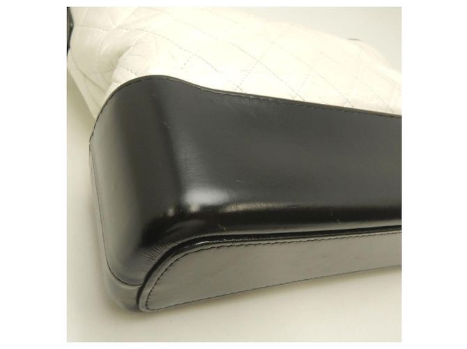 Borsa a Spalla Gabrielle de Chanel Nero Bianco - vista 16