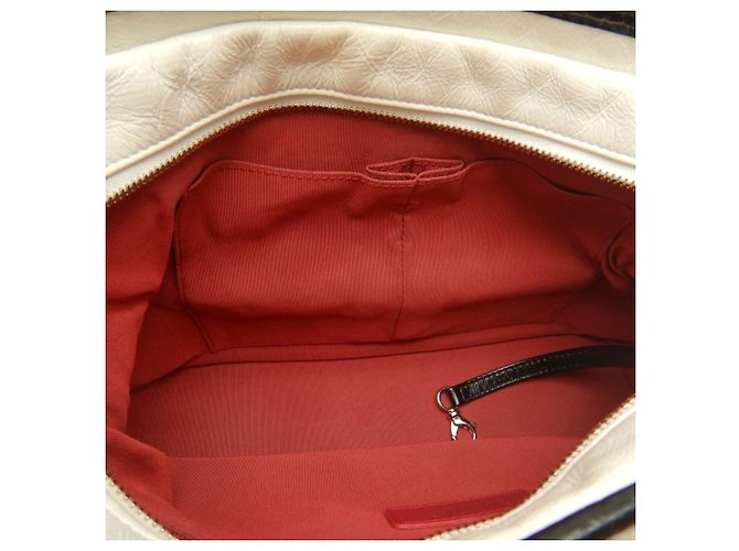 Borsa a Spalla Gabrielle de Chanel Nero Bianco - vista 20