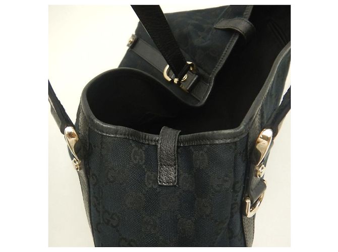 Gucci Abbey Tote Bag Schwarz GG Canvas - Ansicht 10