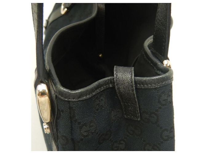 Gucci Abbey Tote Bag Schwarz GG Canvas - Ansicht 11