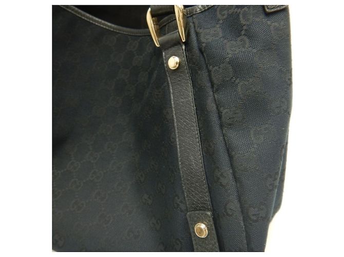 Gucci Abbey Tote Bag Schwarz GG Canvas - Ansicht 13
