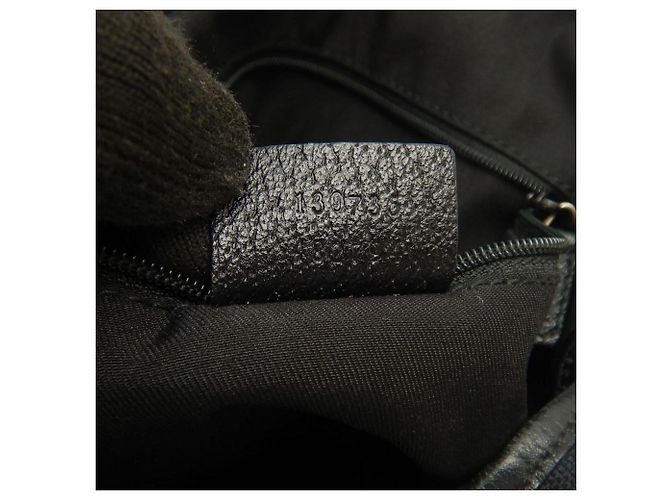 Gucci Abbey Tote Bag Schwarz GG Canvas - Ansicht 22