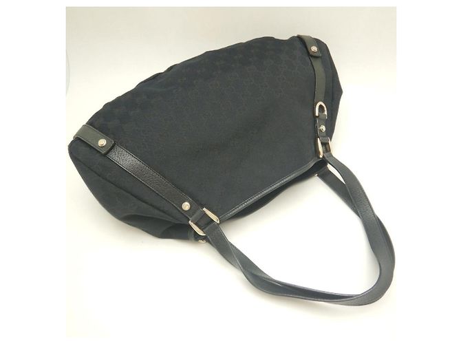 Gucci Abbey Tote Bag Schwarz GG Canvas - Ansicht 3