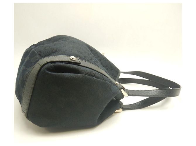 Gucci Abbey Tote Bag Schwarz GG Canvas - Ansicht 5