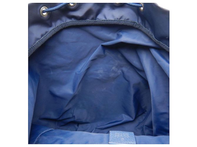 Zaino Gucci Guccissima in nylon blu navy - vista 20