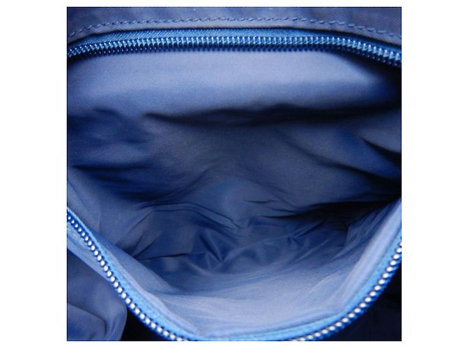 Zaino Gucci Guccissima in nylon blu navy - vista 22
