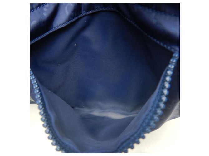 Zaino Gucci Guccissima in nylon blu navy - vista 23