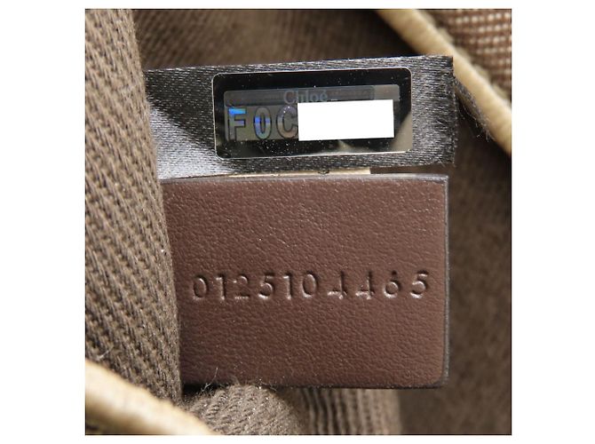 Chloé Chloe Carry Small Tote Bag Braun Anthrazitgrau - Ansicht 10