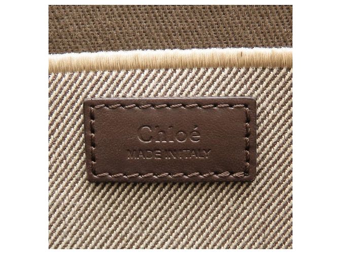 Chloé Chloe Carry Small Tote Bag Braun Anthrazitgrau - Ansicht 9