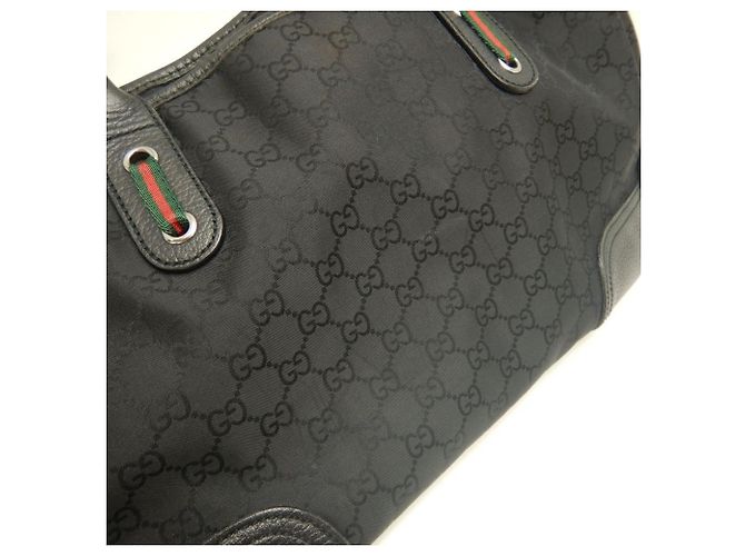 Borsa Tote Gucci GG Nylon Nero - vista 12