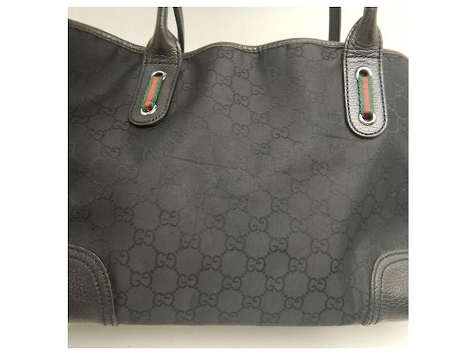 Borsa Tote Gucci GG Nylon Nero - vista 7