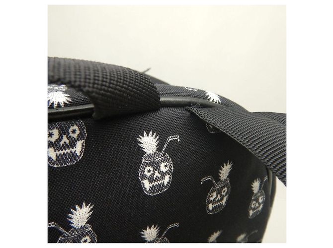 Zaino Saint Laurent Classic Hunter Nero Bianco - vista 10