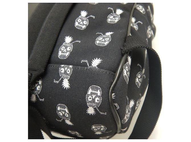Zaino Saint Laurent Classic Hunter Nero Bianco - vista 13