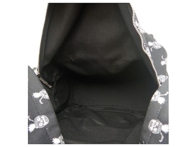 Zaino Saint Laurent Classic Hunter Nero Bianco - vista 15