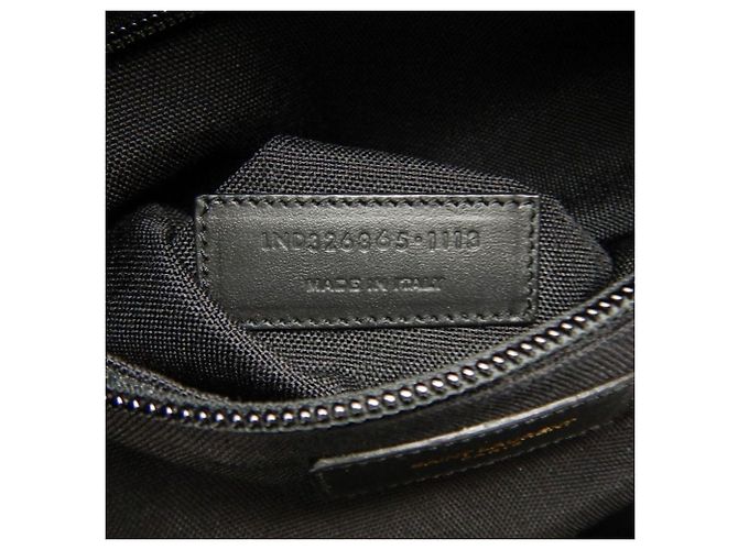 Zaino Saint Laurent Classic Hunter Nero Bianco - vista 17