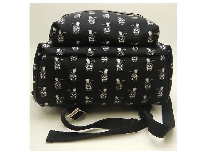 Zaino Saint Laurent Classic Hunter Nero Bianco - vista 6
