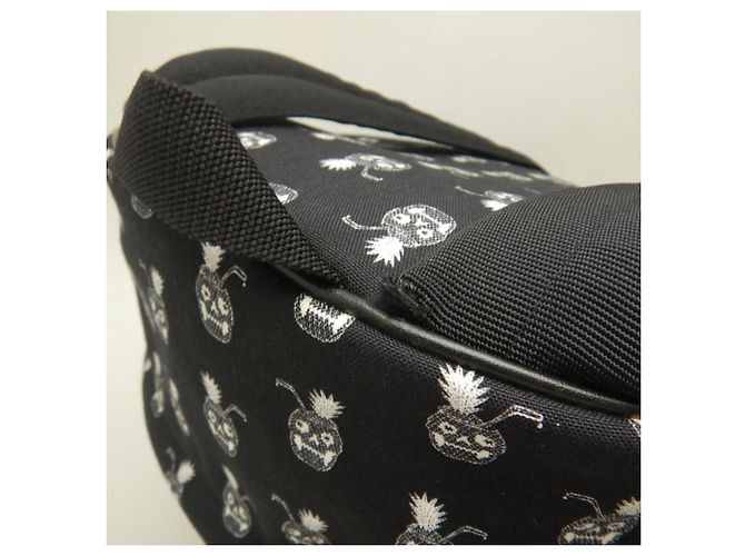 Zaino Saint Laurent Classic Hunter Nero Bianco - vista 9