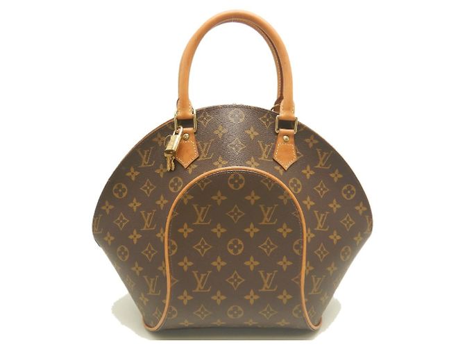 Borsa Louis Vuitton Monogram Ellipse MM Marrone - vista 2