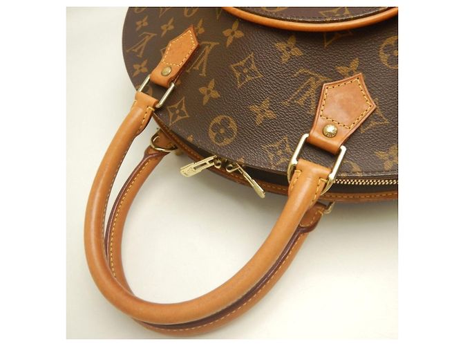 Borsa Louis Vuitton Monogram Ellipse MM Marrone - vista 8
