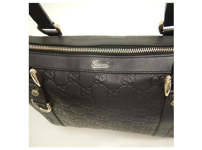 Borsa Tote Gucci Guccissima Nero - vista 10