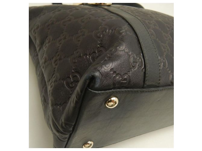 Borsa Tote Gucci Guccissima Nero - vista 13