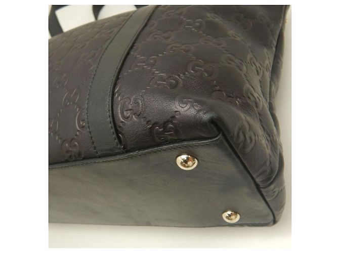 Borsa Tote Gucci Guccissima Nero - vista 14