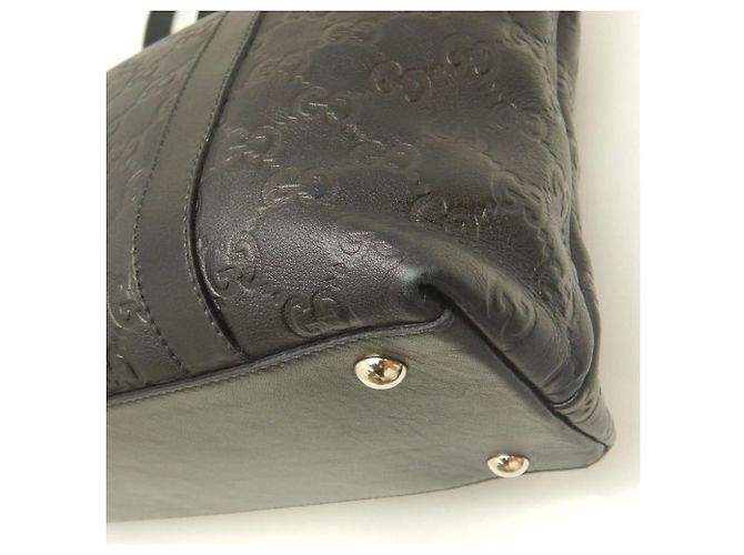 Borsa Tote Gucci Guccissima Nero - vista 16