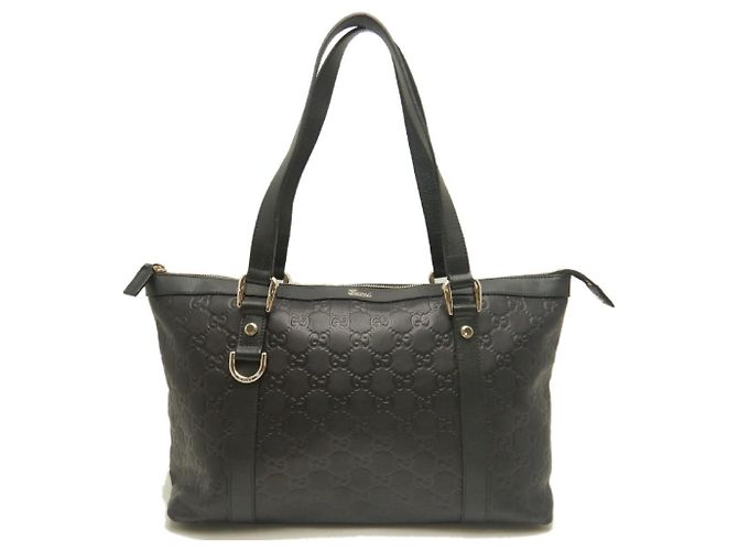 Borsa Tote Gucci Guccissima Nero - vista 2